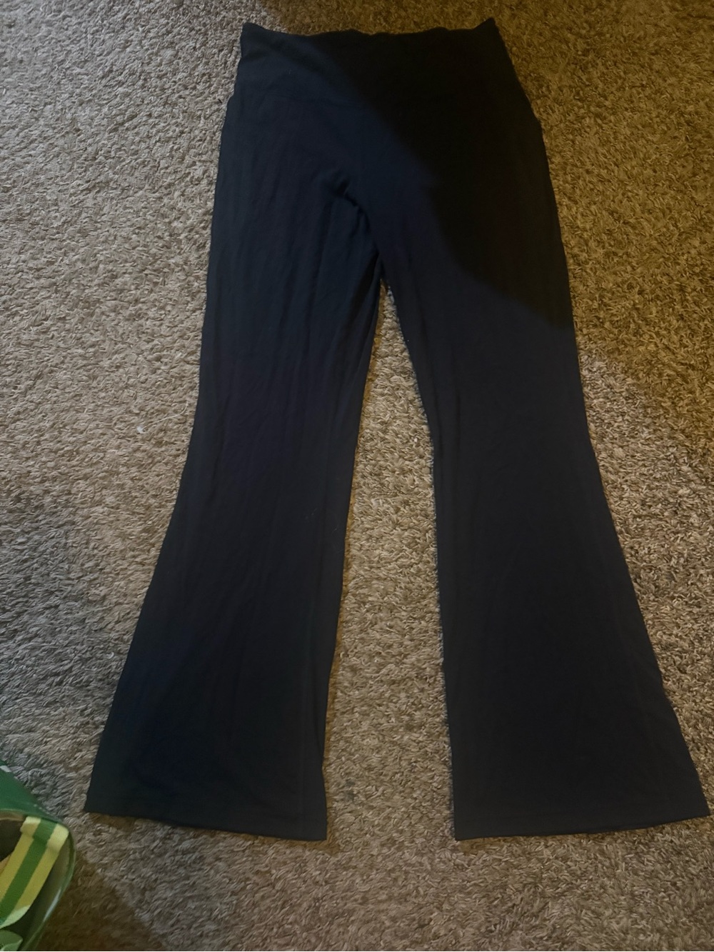lululemon athletica Womens Black Flared Sweatpants